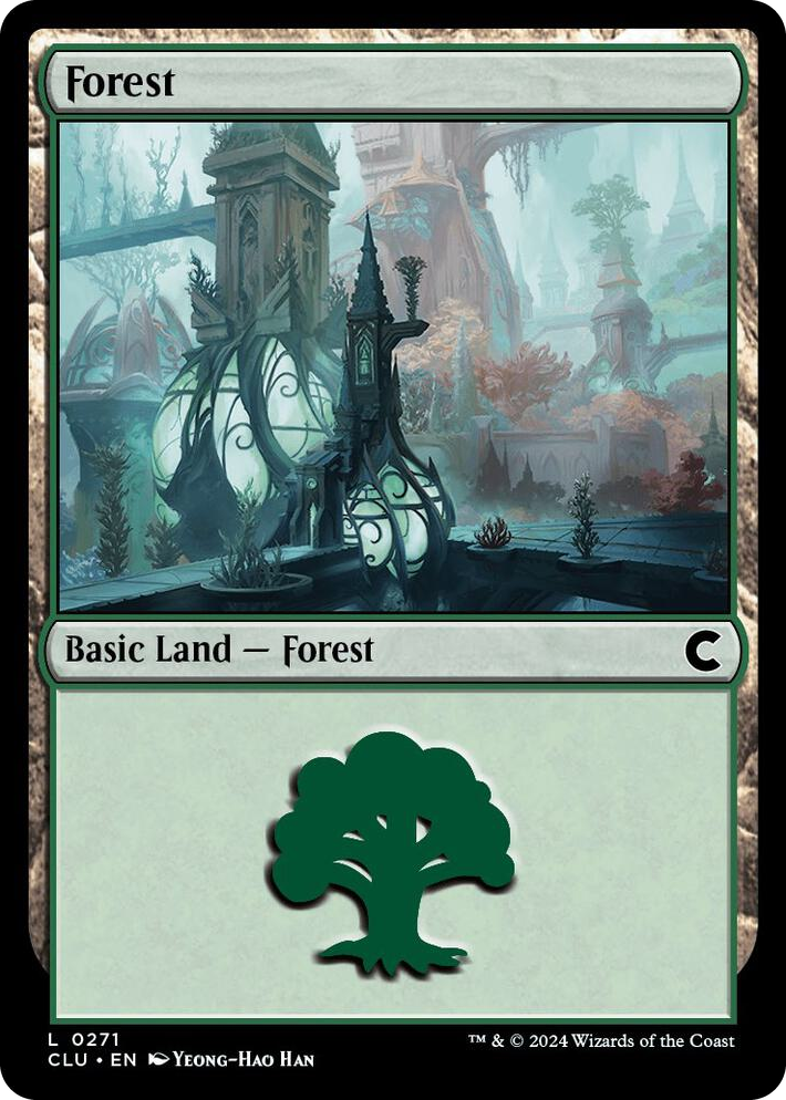 0271 Forest (0271) L Ravnica: Clue Edition