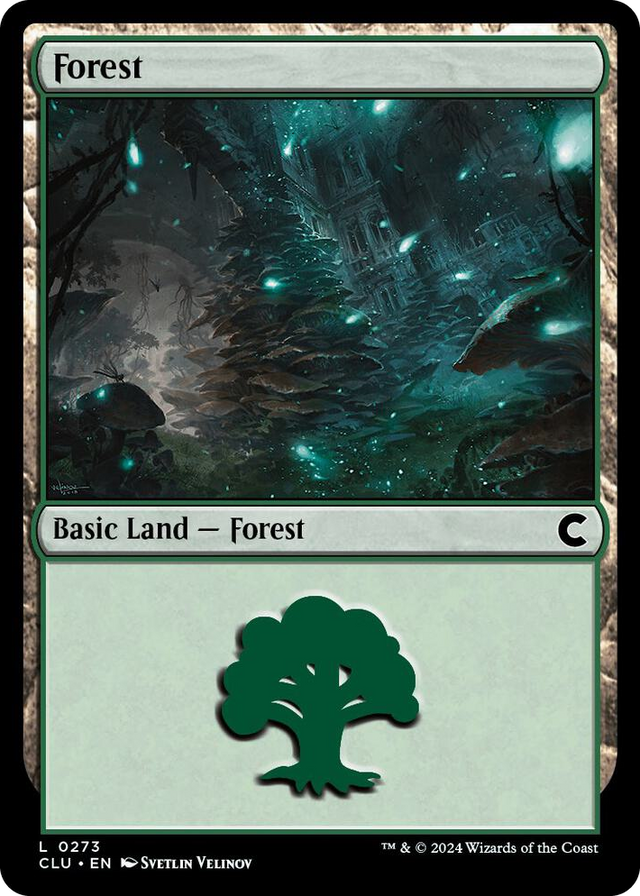 0273 Forest (0273) L Ravnica: Clue Edition