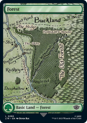 0280 Forest (0280) L Universes Beyond: The Lord of the Rings: Tales of Middle-earth