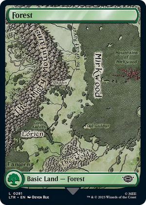 0281 Forest (0281) L Universes Beyond: The Lord of the Rings: Tales of Middle-earth
