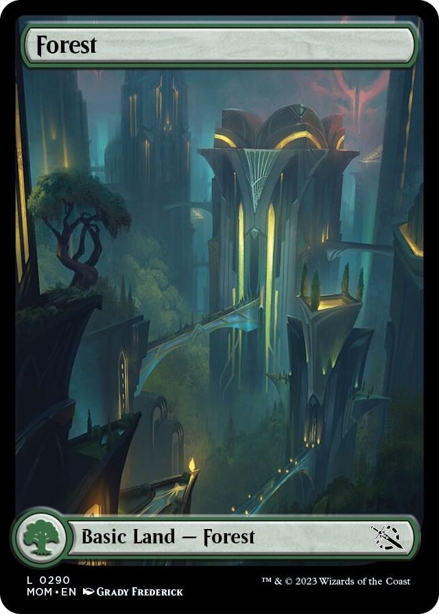 Forest (0290) #290 L - March of the Machine Pokemon card
