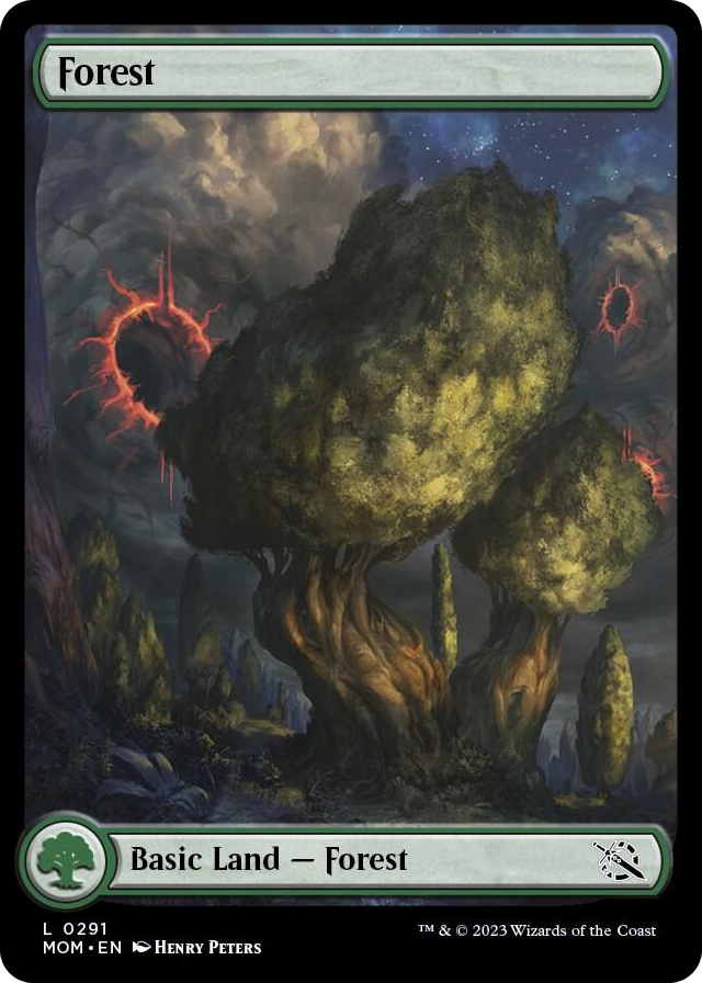 Forest (0291) #291 L - March of the Machine Pokemon card