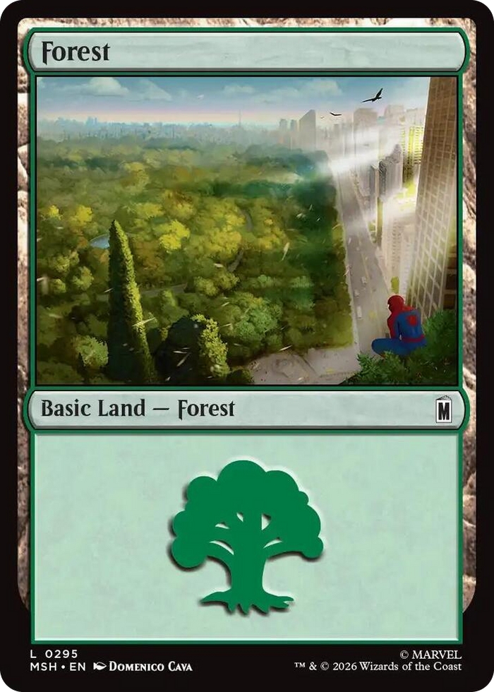 Forest (0295) #295 L - Marvel Super Heroes Pokemon card
