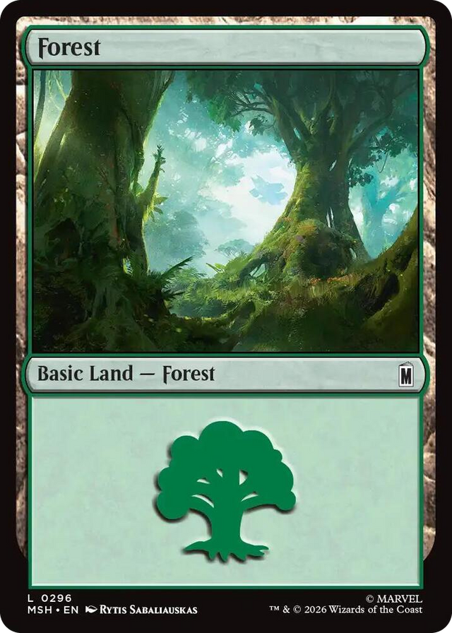 0296 Forest (0296) L Marvel Super Heroes