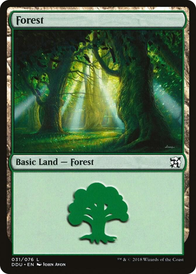 0031 Forest (031) L Duel Decks: Elves vs. Inventors