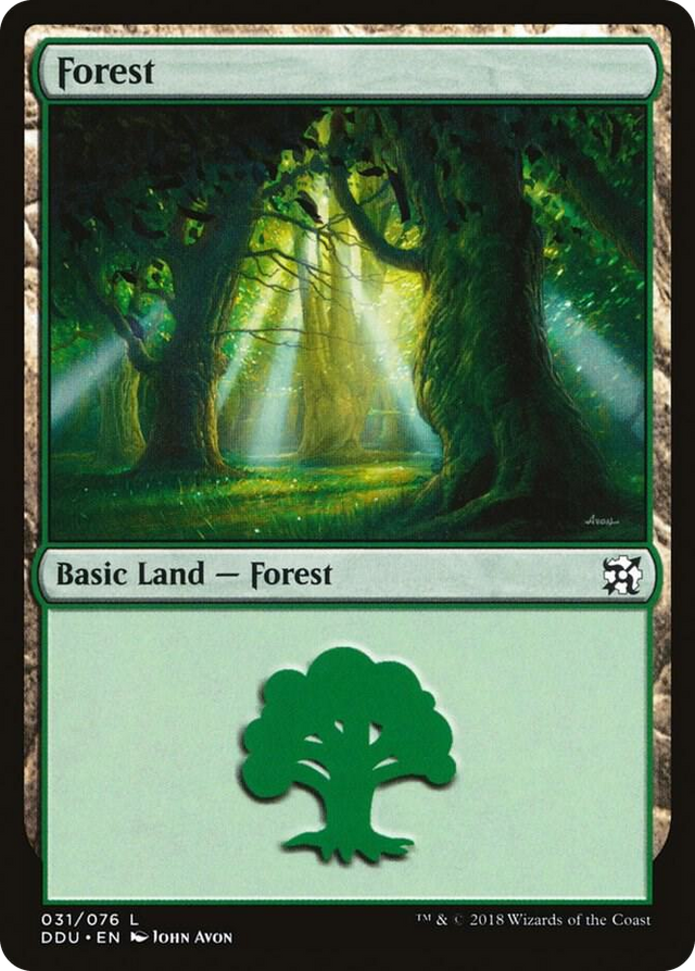 0031 Forest (031) L Duel Decks: Elves vs. Inventors