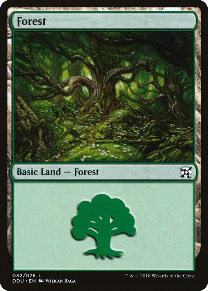 0032 Forest (032) L Duel Decks: Elves vs. Inventors