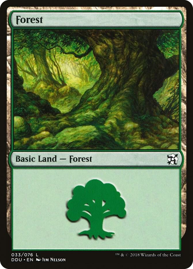 0033 Forest (033) L Duel Decks: Elves vs. Inventors