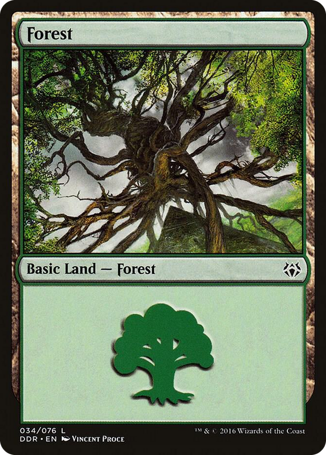 0034 Forest (034) L Duel Decks: Nissa vs. Ob Nixilis