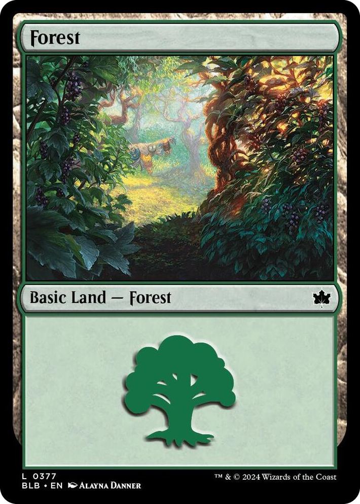 0377 Forest (0377) L Bloomburrow