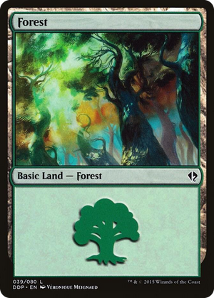 0039 Forest (039) L Duel Decks: Zendikar vs. Eldrazi