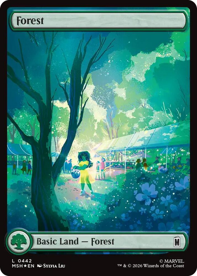0442 Forest (0442) (Surge Foil) L Marvel Super Heroes