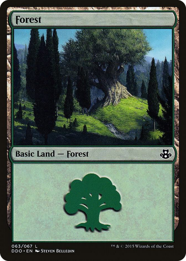 0063 Forest (063) L Duel Decks: Elspeth vs. Kiora