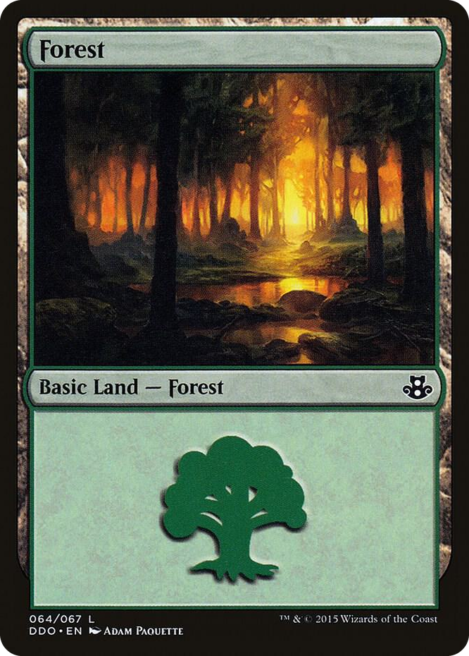 0064 Forest (064) L Duel Decks: Elspeth vs. Kiora