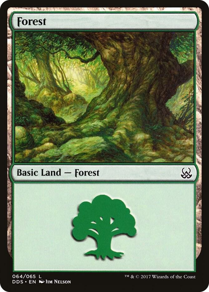 Forest (064) #64 L - Duel Decks: Mind vs. Might Pokemon card