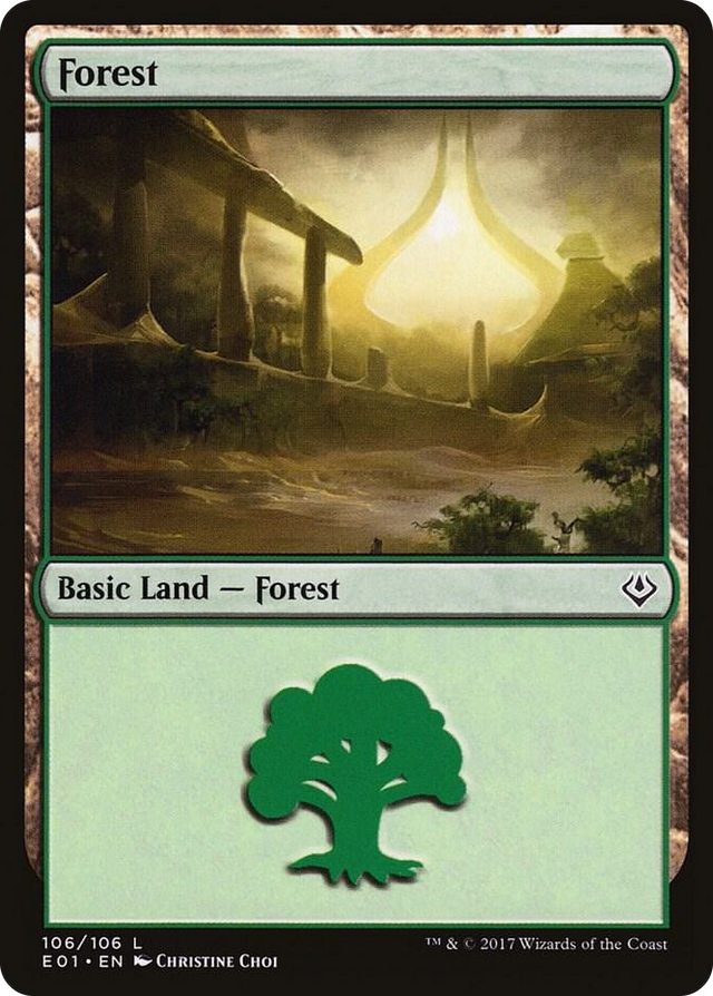 0106 Forest (106) L Archenemy: Nicol Bolas