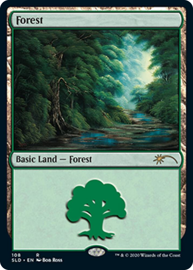 0108 Forest (108) (Bob Ross) R Secret Lair Drop Series
