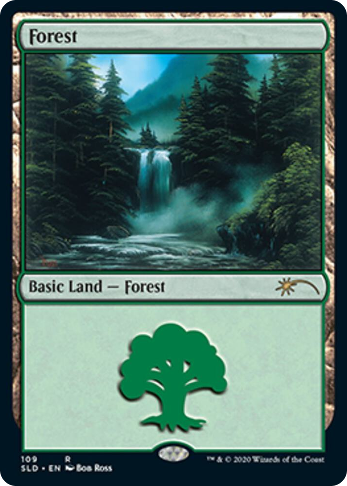 0109 Forest (109) (Bob Ross) R Secret Lair Drop Series