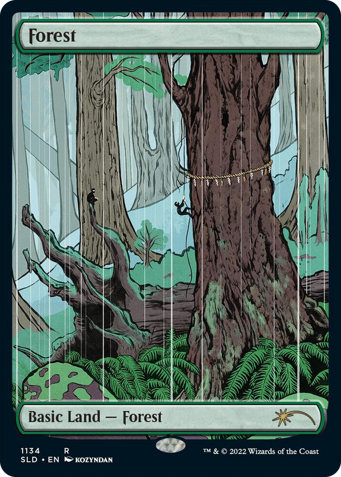 Forest (1134) #1134 R - Secret Lair Drop Series Pokemon card