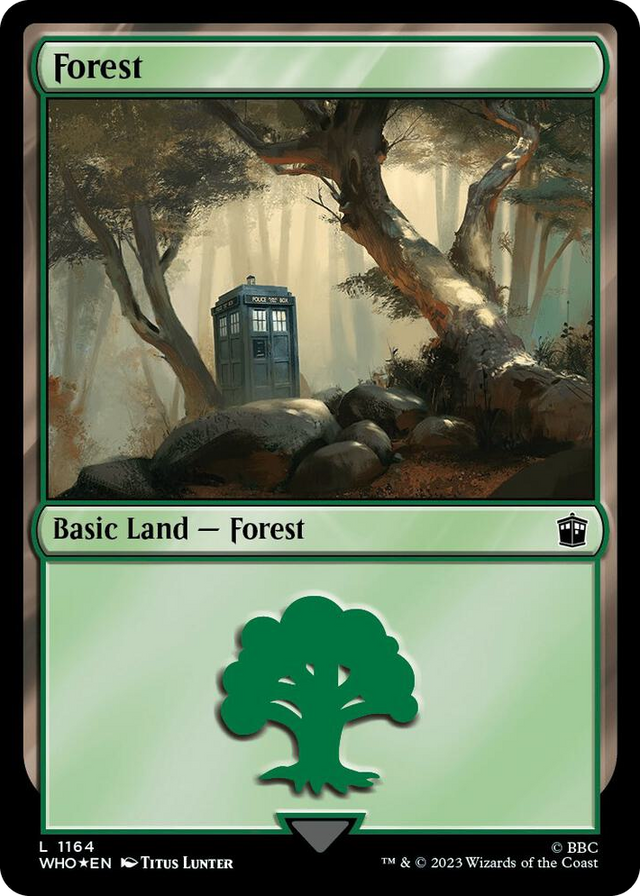 1164 Forest (1164) (Surge Foil) L Universes Beyond: Doctor Who