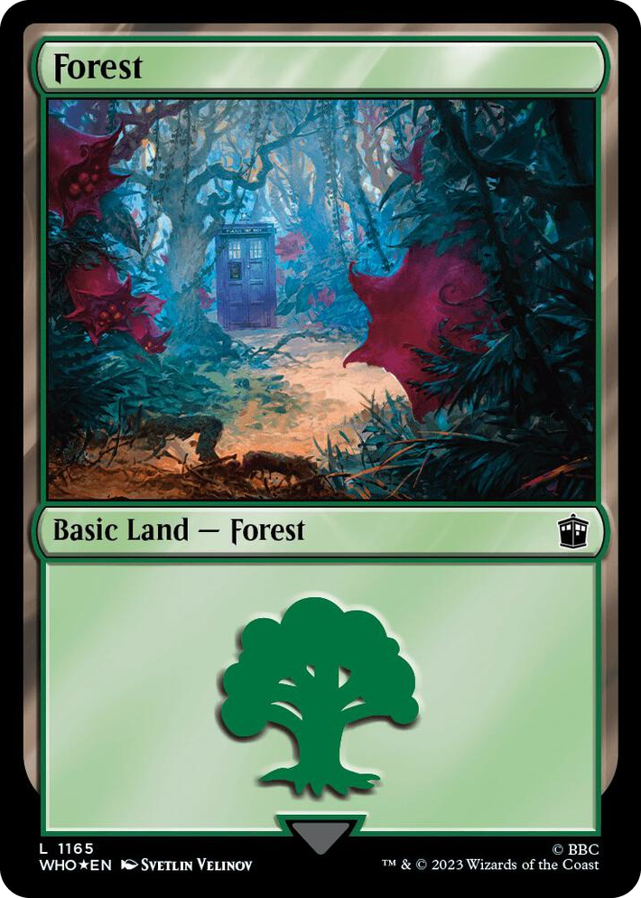 1165 Forest (1165) (Surge Foil) L Universes Beyond: Doctor Who