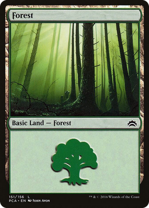 0151 Forest (151) L Planechase Anthology
