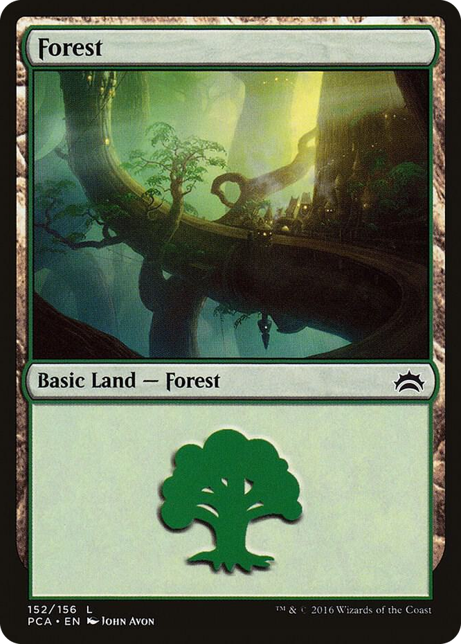 Forest (152) #152 L - Planechase Anthology Pokemon card