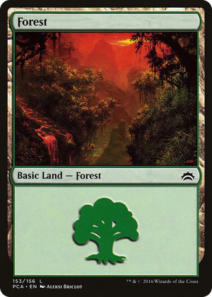 0153 Forest (153) L Planechase Anthology