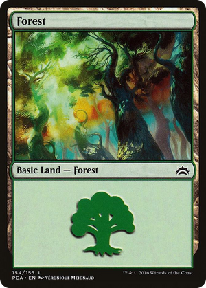 0154 Forest (154) L Planechase Anthology
