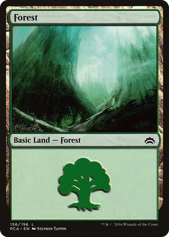 Forest (156) #156 L - Planechase Anthology Pokemon card