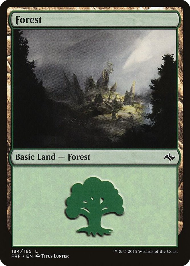 0184 Forest (184) L Fate Reforged