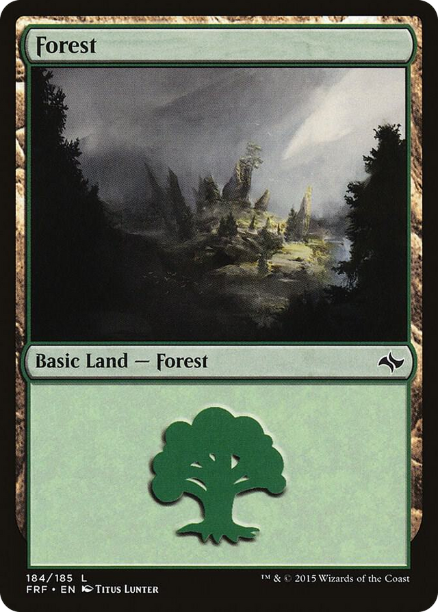0184 Forest (184) L Fate Reforged