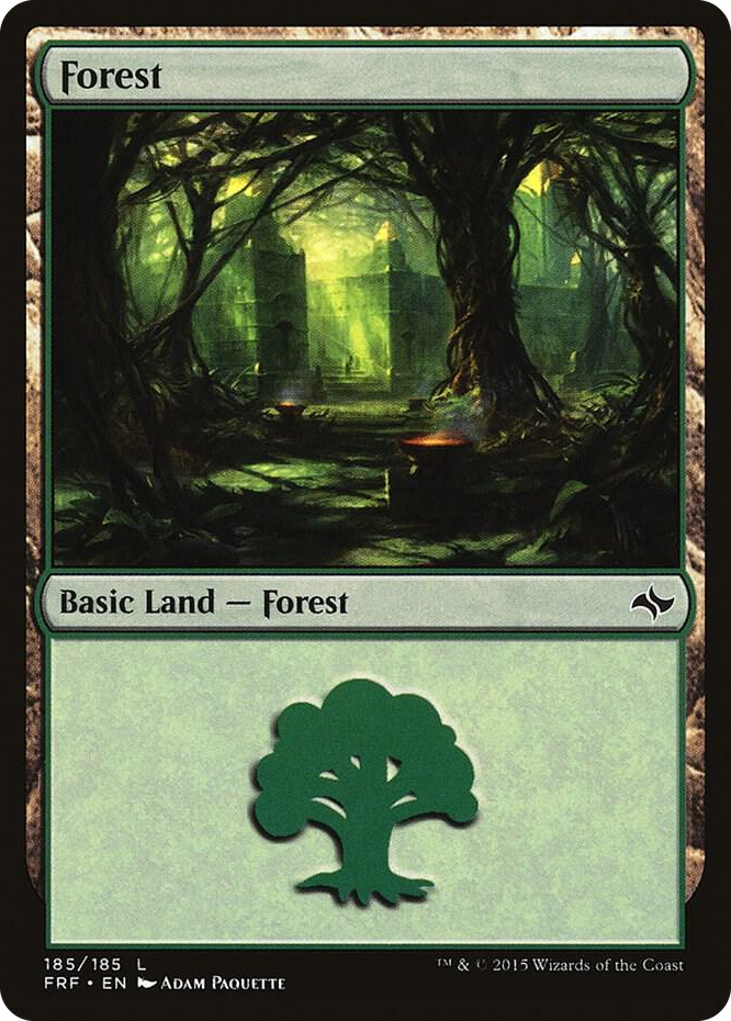 0185 Forest (185) L Fate Reforged
