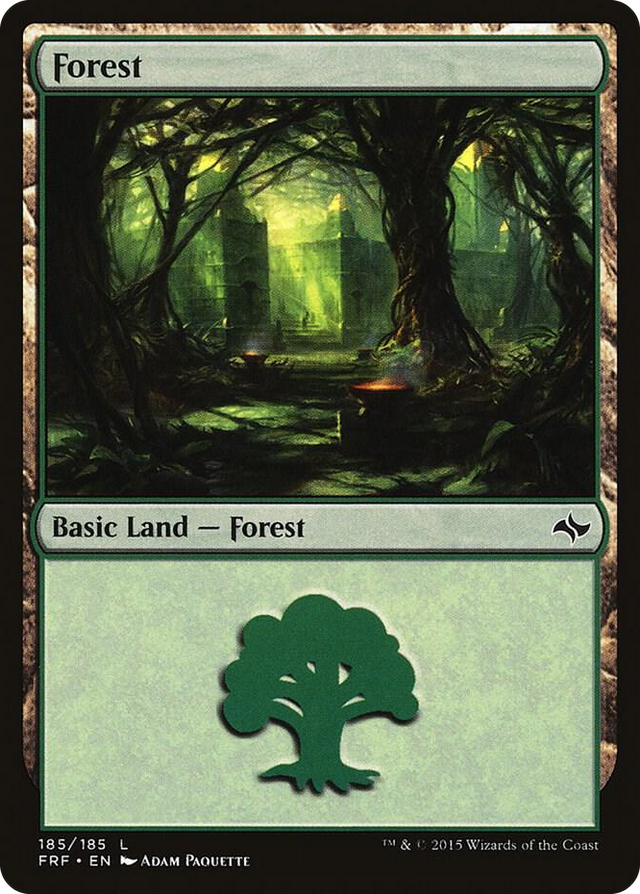 0185 Forest (185) L Fate Reforged