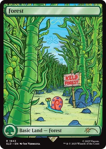Forest (1943) #1943 R - Secret Lair Drop Series Pokemon card