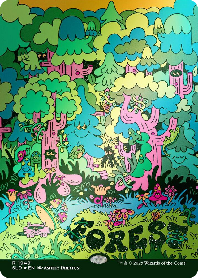 1949 Forest (1949) (Rainbow Foil) R Secret Lair Drop Series