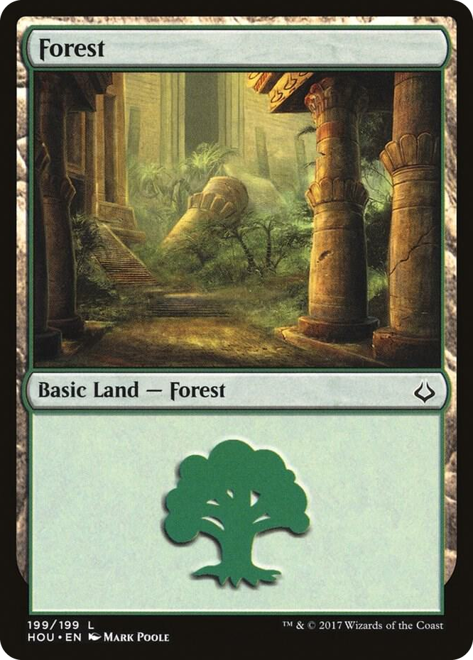 Forest (199) #199 L - Hour of Devastation Pokemon card