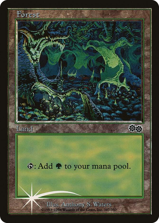 Forest (1999) #347 P - Arena Promos Pokemon card