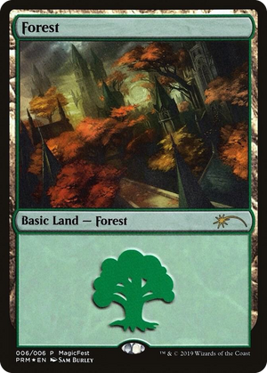 0006 Forest (2019) L MagicFest Cards