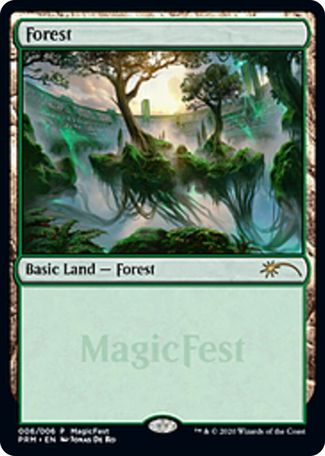 0006 Forest (2020) L MagicFest Cards
