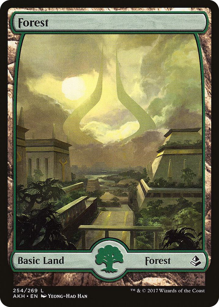Forest (254) - Full Art #254 L - Amonkhet Pokemon card