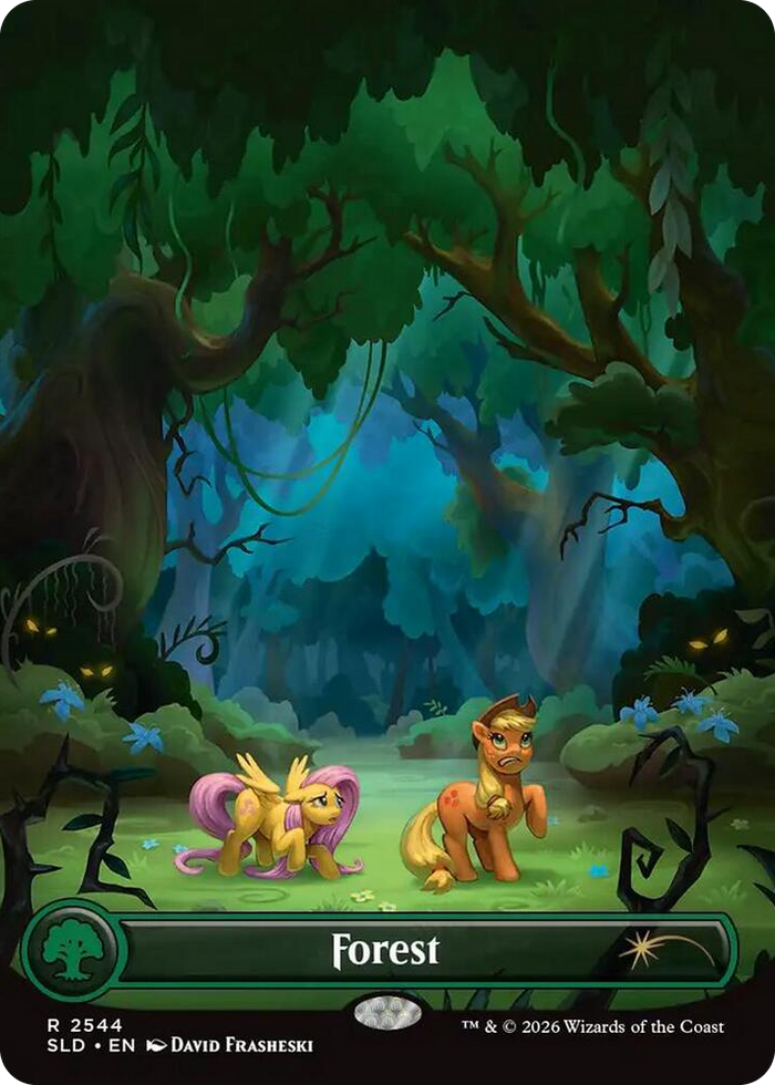 Forest (2544) #2544 R - Secret Lair Drop Series Pokemon card