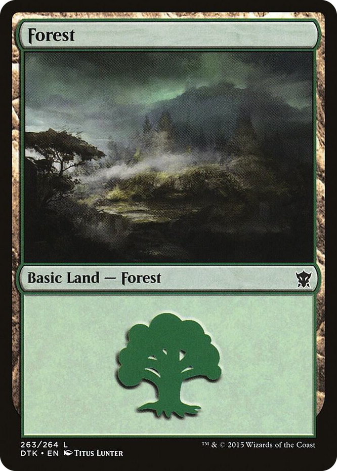 0263 Forest (263) L Dragons of Tarkir