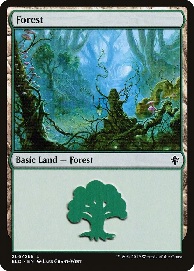 0266 Forest (266) L Throne of Eldraine