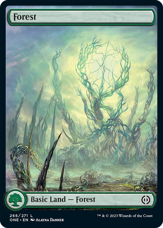 Forest (266) - Full Art #266 L - Phyrexia: All Will Be One Pokemon card
