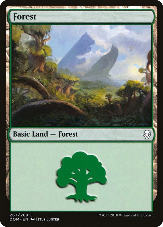 0267 Forest (267) L Dominaria