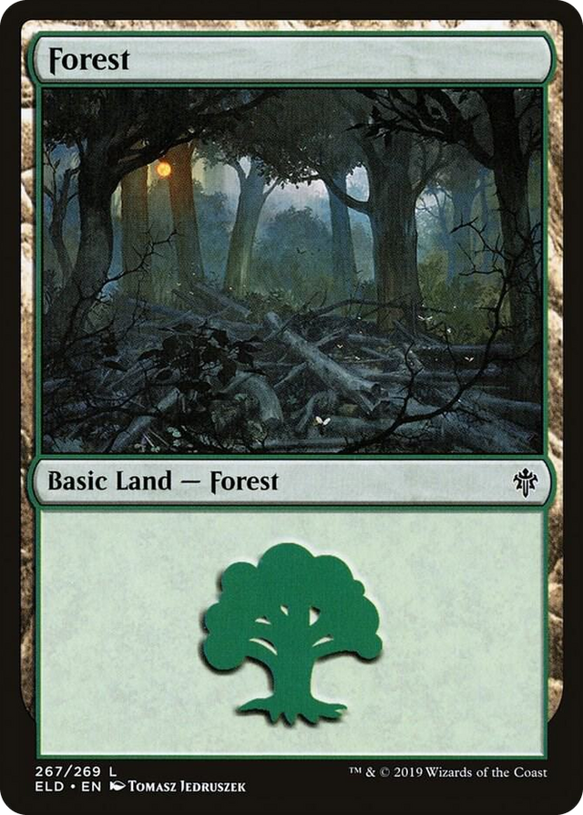 0267 Forest (267) L Throne of Eldraine
