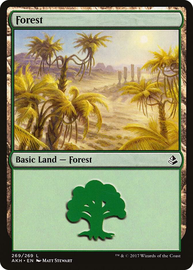 Forest (269) #269 L - Amonkhet Pokemon card