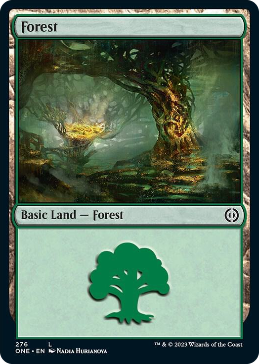 0276 Forest (276) L Phyrexia: All Will Be One