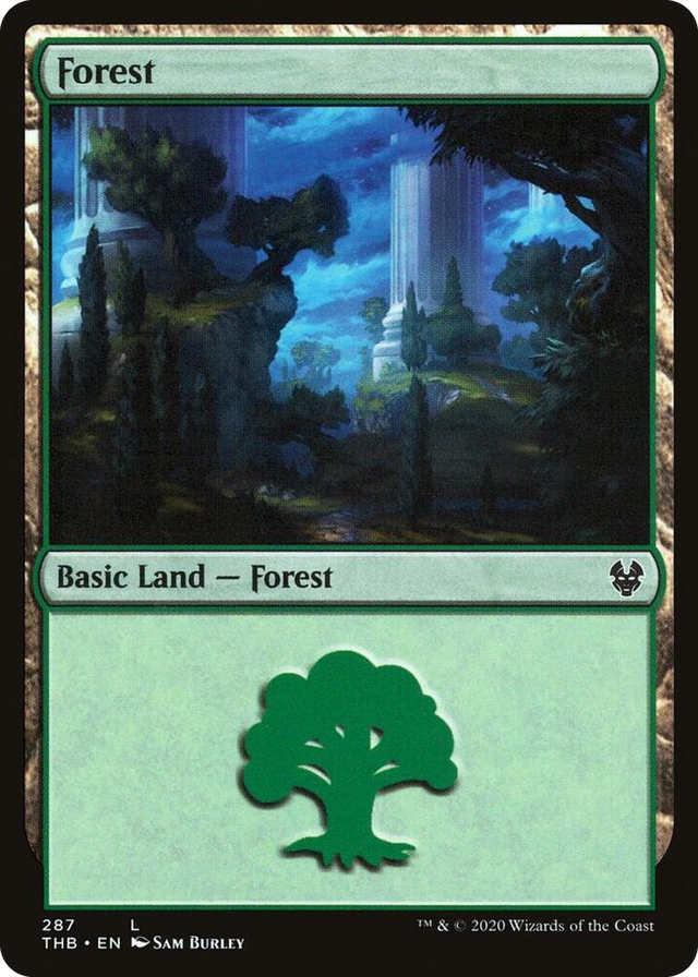 0287 Forest (287) L Theros Beyond Death